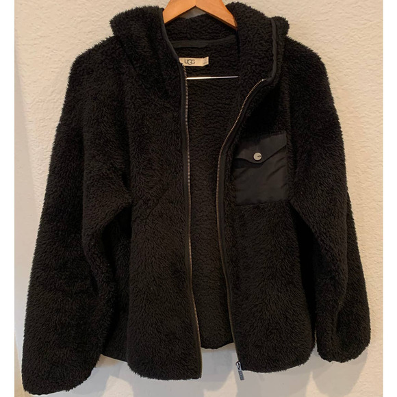 UGG Kadence Faux Fur Zip Hoodie (S) - Picture 7 of 10